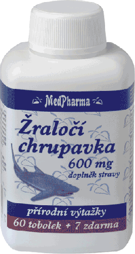 Žraločia chrupavka 600 mg, 67 kapsúl | MedPharma