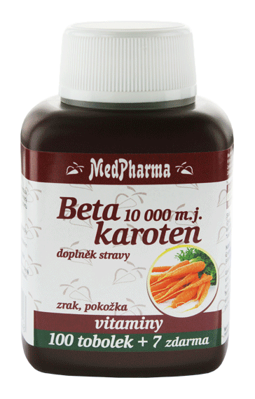 BETA KAROTÉN 10.000 MJ - 107 TOB. | MEDPHARMA