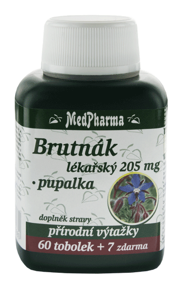 BRUTNÁK LEKÁRSKY 205 MG + PUPALKA, 67 TOBOLIEK | MEDPHARMA