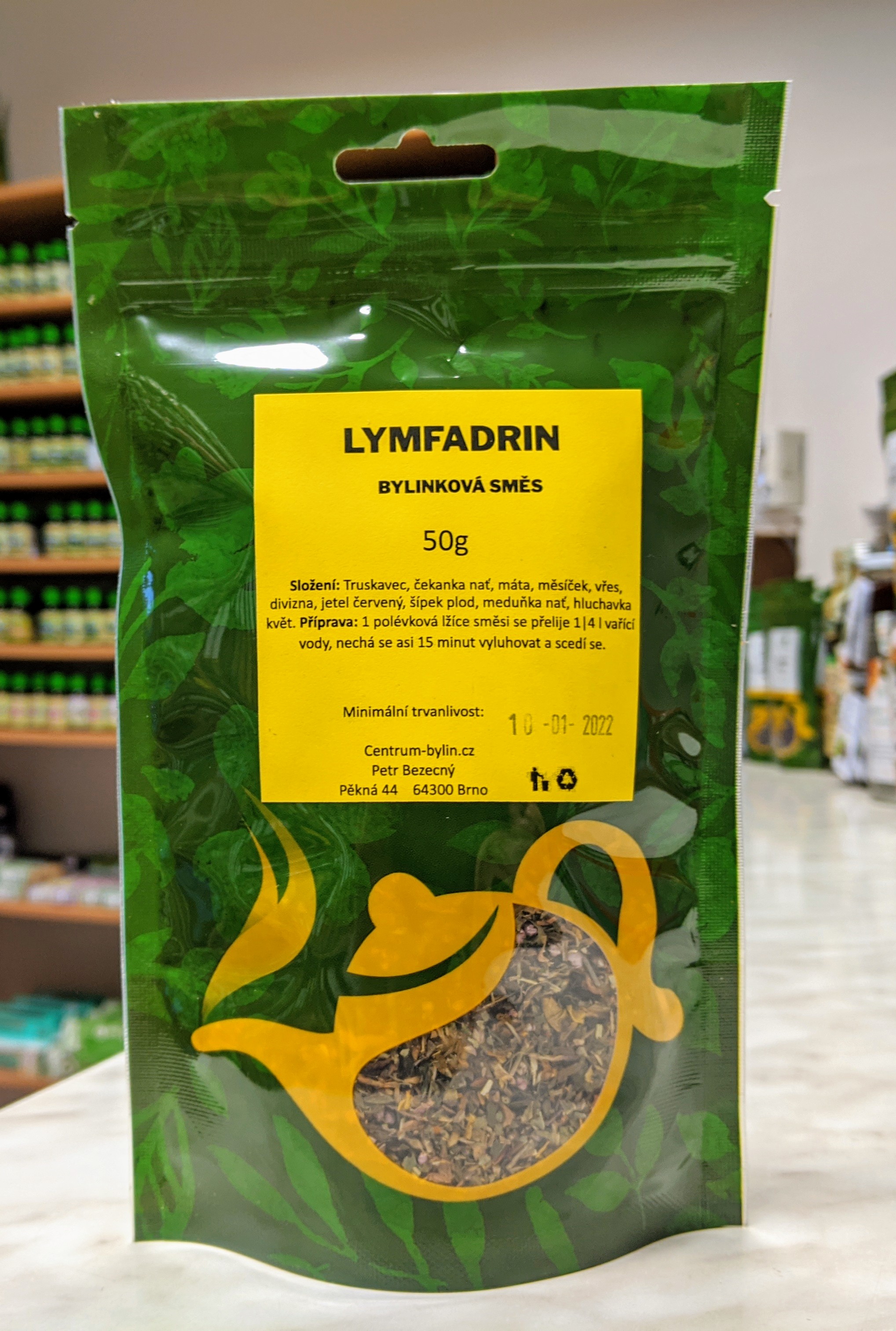 LYMFADRIN bylinný čaj | Centrum bylín