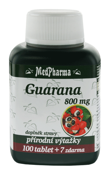 GUARANA 800 MG - 107 TBL. | MEDPHARMA