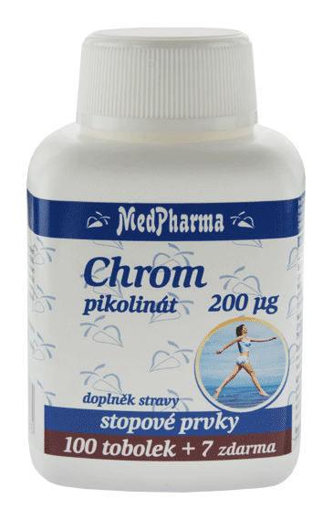 CHRÓM PIKOLINÁT 200 µG - 107 TOB. | MEDPHARMA
