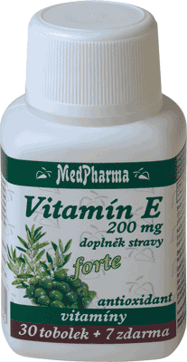VITAMÍN E 200mg forte 37 tabliet | MEDPHARMA