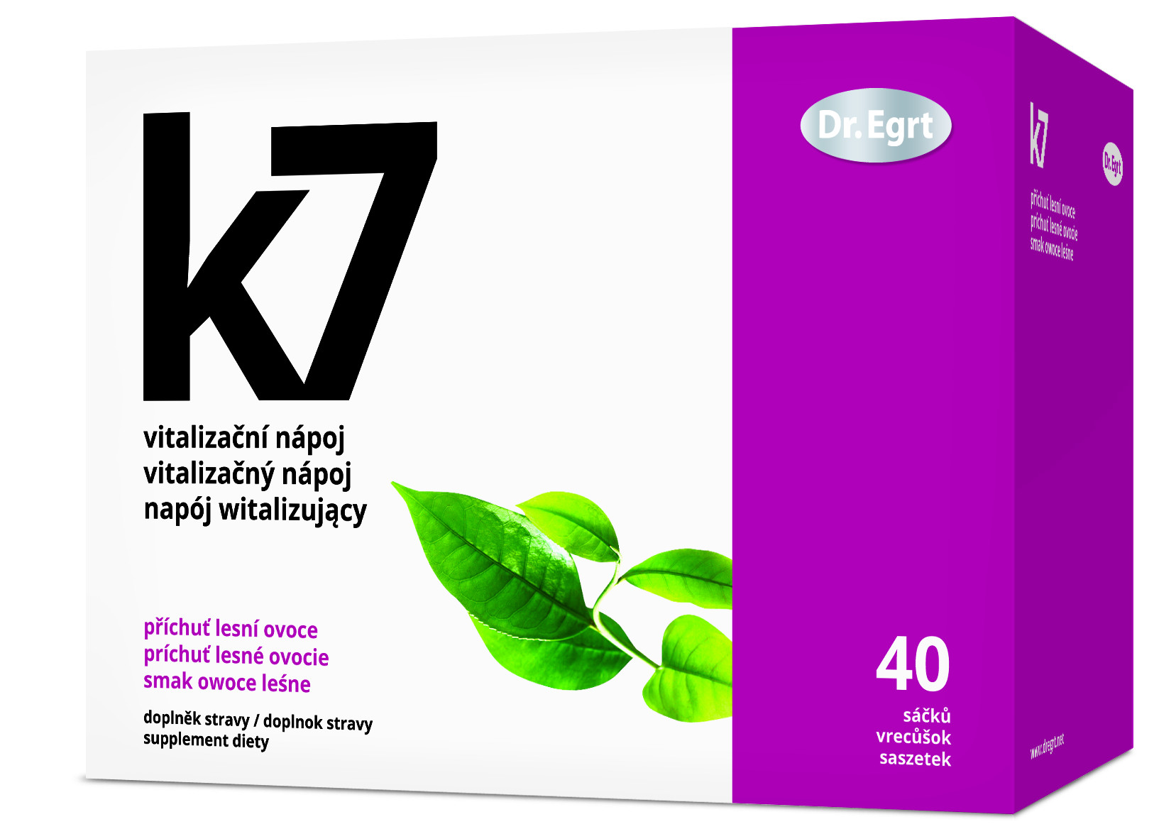 K7 - VITALIZAČNÝ NÁPOJ - 40 Vrecúšok | DR. EGRT