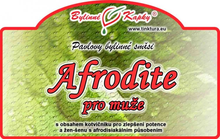 AFRODITE PRE MUŽOV kvapky (tinktúra) 50 ml | Bylinné kapky