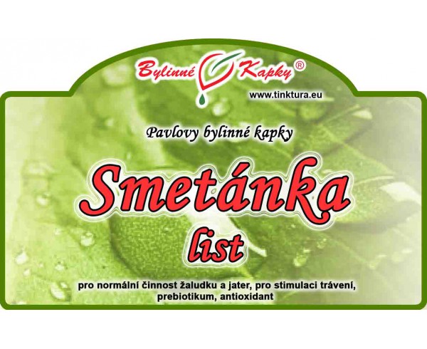 PÚPAVA LEKÁRSKA list kvapky (tinktúra) 50ml | Bylinné kapky