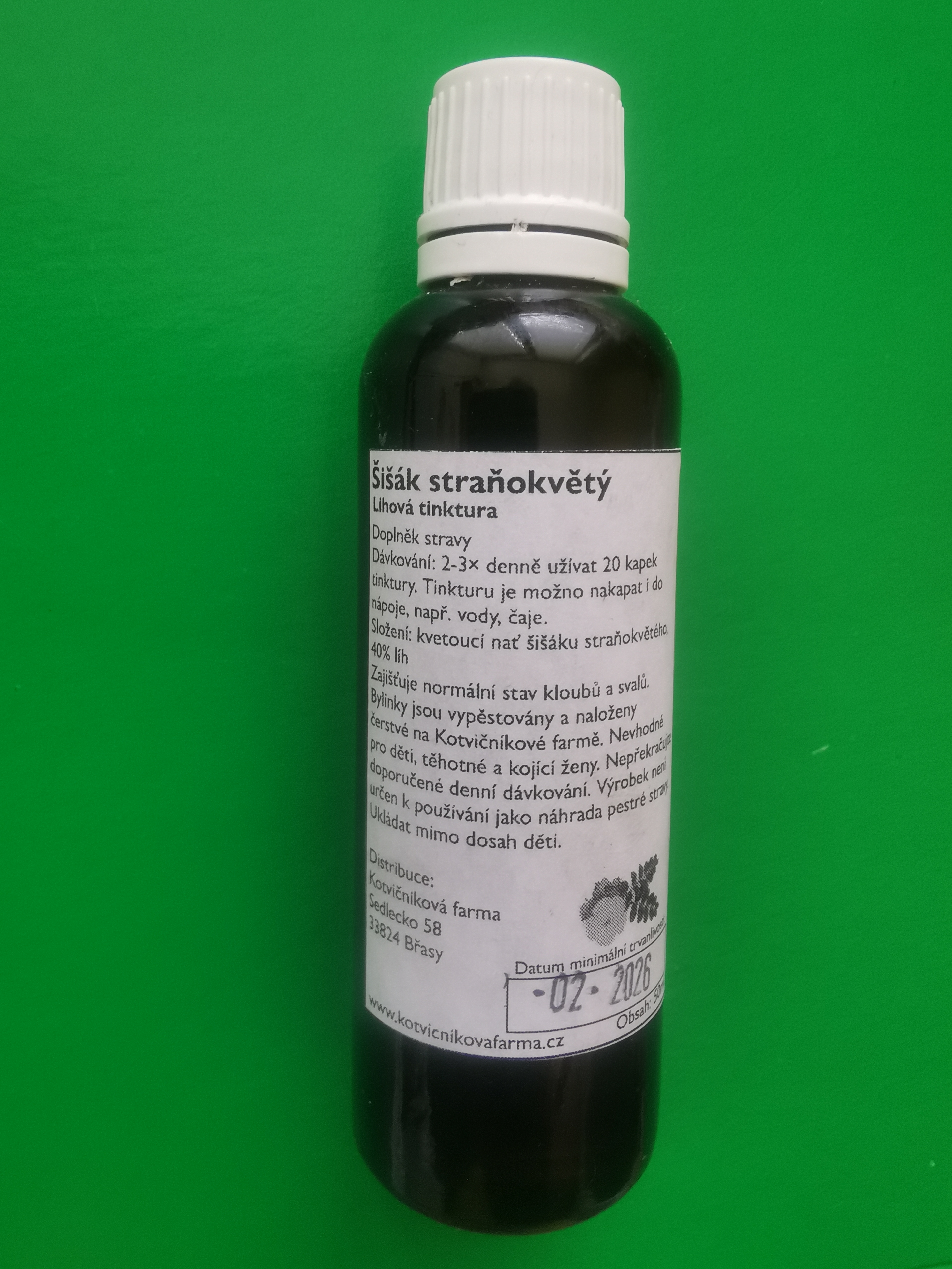 ŠIŠIAK STRANOKVETÝ kvapky (tinktúra) 50ml