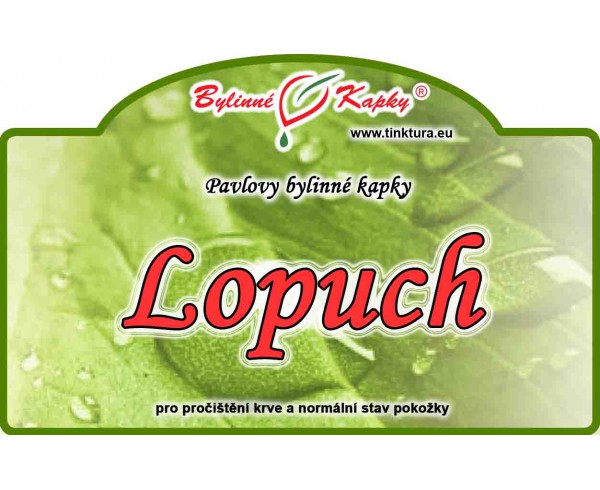 LOPUCH VÄČŠIE kvapky (tinktúra) 50ml | Bylinné kapky