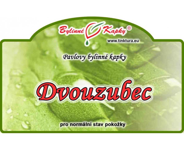 DVOJZUBEC kvapky (tinktúra) 50 ml | Bylinné kapky