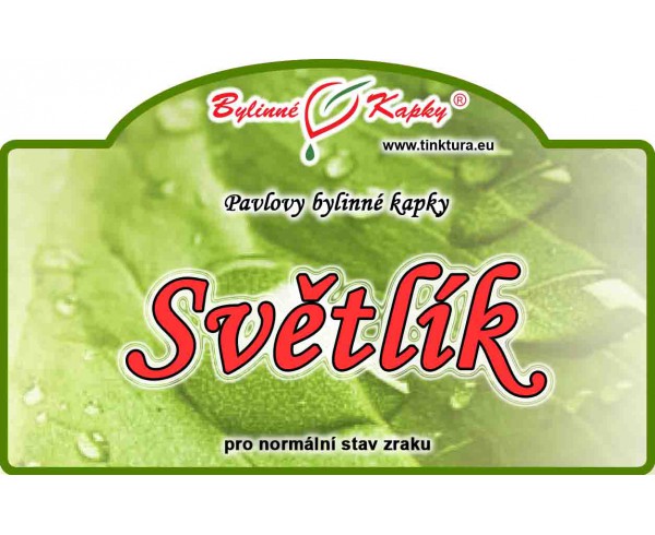 SVETLÍK kvapky (tinktúra) 50 ml | Bylinné kapky