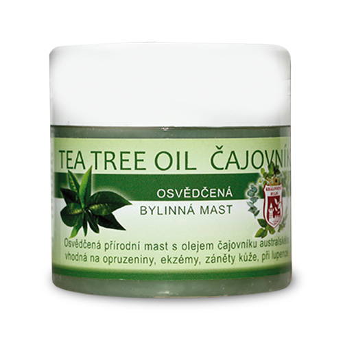TEA TREE OIL ČAJOVNÍK - Bylinná masť 150ml | KRÁĽOVSTVO BYLÍN