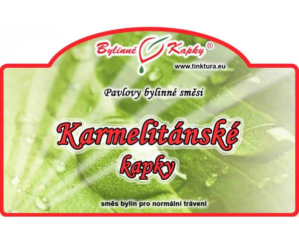 KARMELITÁNSKE kvapky (tinktúra) 50ml | Bylinné kapky