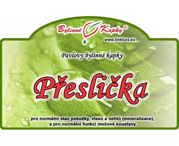 PRESLIČKA kvapky (tinktúra) 50ml | Bylinné kapky