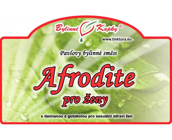 AFRODITE PRE ŽENY kvapky (tinktúra) 50ml | Bylinné kapky
