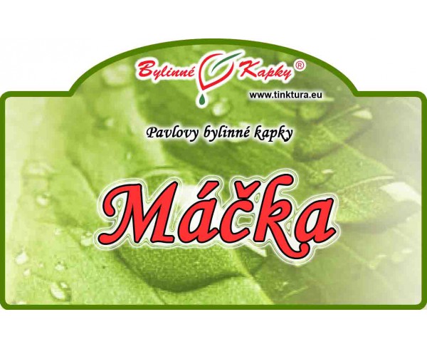 MÁČKA kvapky (tinktúra) 50ml | Bylinné kapky