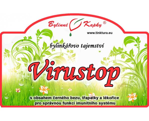 VIRUSTOP kvapky (tinktúra) 50ml | Bylinné kapky