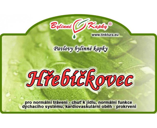 Klinčekovec kvapky (tinktúra) 50ml | Bylinné kapky