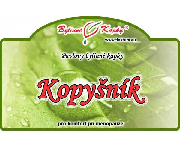 KOPYŠNÍK kvapky (tinktúra) 50ml | Bylinné kapky