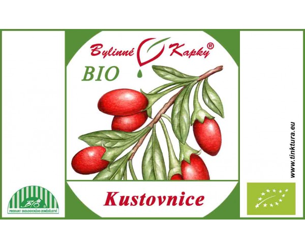KUSTOVNICE GOJI BIO kvapky (tinktúra) 50ml | Bylinné kapky