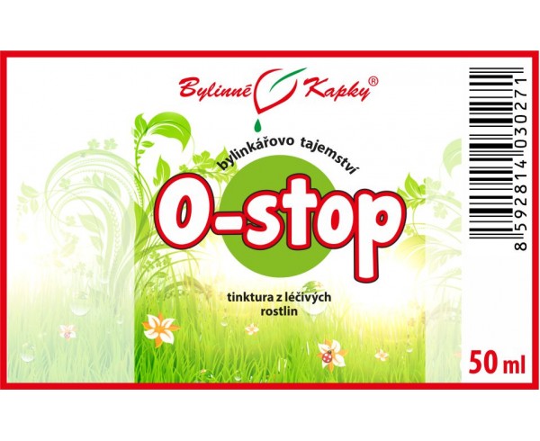 O STOP kvapky (tinktúra) 50ml | Bylinné kapky