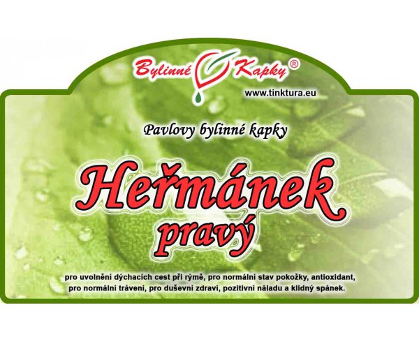 Harmanček pravý kvapky (tinktúra) 50ml | Bylinné kapky