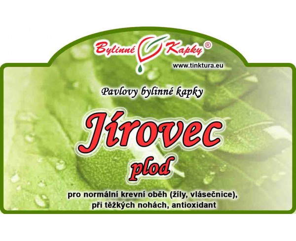 JÍROVEC MAĎAL plod kvapky (tinktúra) 50ml | Bylinné kapky