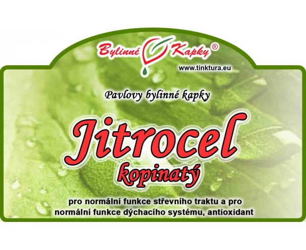JITROCEL KOPINATÝ kvapky (tinktúra) 50ml | Bylinné kapky