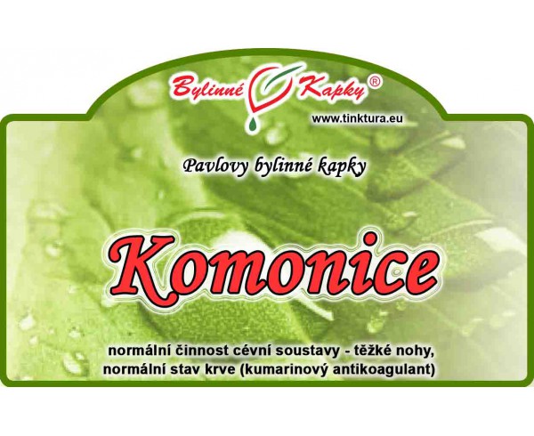 KOMONICA kvapky (tinktúra) 50ml | Bylinné kapky