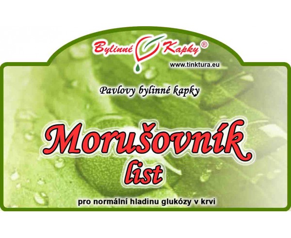 MORUŠOVNÍK kvapky (tinktúra) 50ml | Bylinné kapky