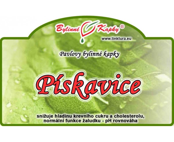 PIESKAVICA kvapky (tinktúra) 50ml | Bylinné kapky
