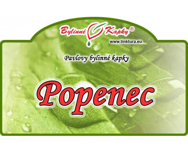 POPENEC kvapky (tinktúra) 50ml | Bylinné kapky