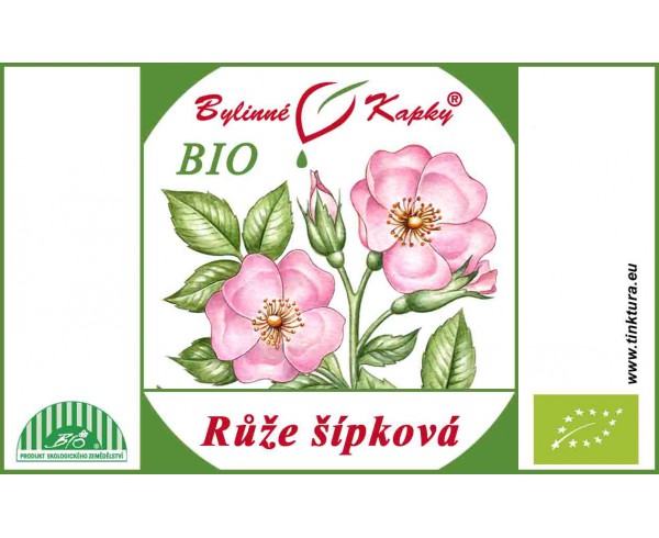 RUŽA ŠÍPKOVÁ BIO kvapky (tinktúra) 50ml | Bylinné kapky