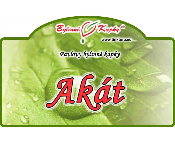 AGÁT kvapky (tinktúra) 50ml | Bylinné kapky