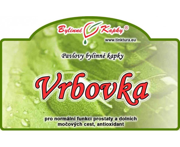 VRBOVKA kvapky (tinktúra) 50ml | Bylinné kapky