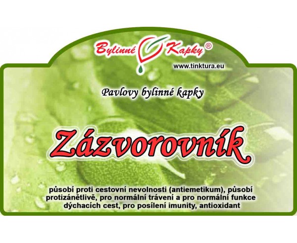 ZÁZVOROVNÍK kvapky (tinktúra) 50ml | Bylinné kapky