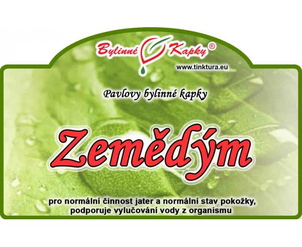 ZEMEDYM LEKÁRSKY kvapky (tinktúra) 50ml | Bylinné kapky
