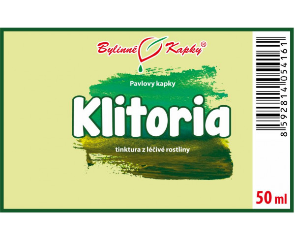 KLITORIA kvapky (tinktúra) 50ml | Bylinné kapky